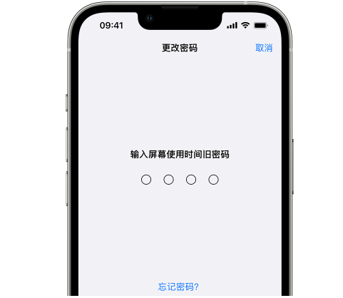 熊口管理区iPhone屏幕维修分享iPhone屏幕使用时间密码忘记了怎么办 