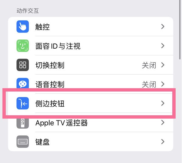 熊口管理区苹果14维修店分享iPhone14 Plus侧键双击下载功能关闭方法 